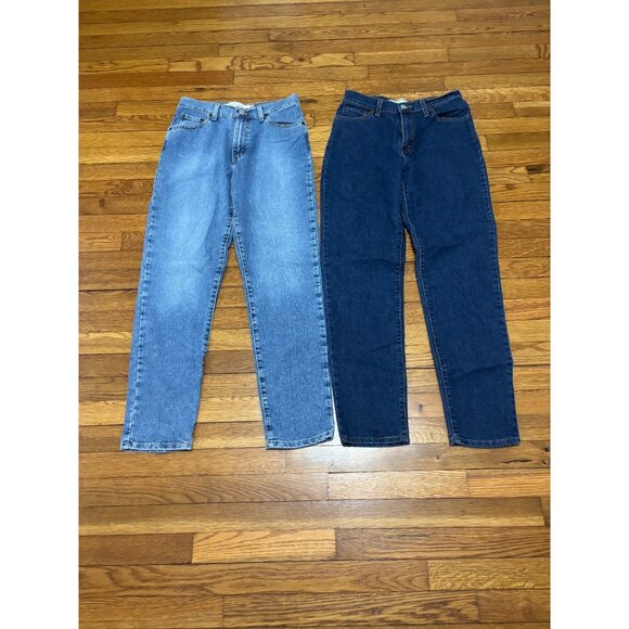 Vintage 90s Levi’s 512 Slim Fit Tapered Leg Womens Jeans Sz 8 *Lot of 2* 28x30 - Picture 1 of 10